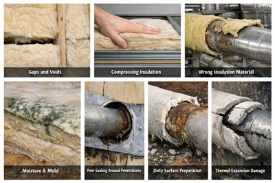 טעויות נפוצות בהתקנה של בידוד